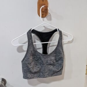 PINK Victoria's Secret Charcoal Sports Bra